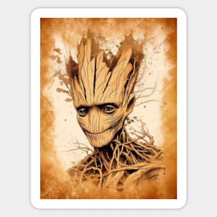 Groot 10K image Sticker